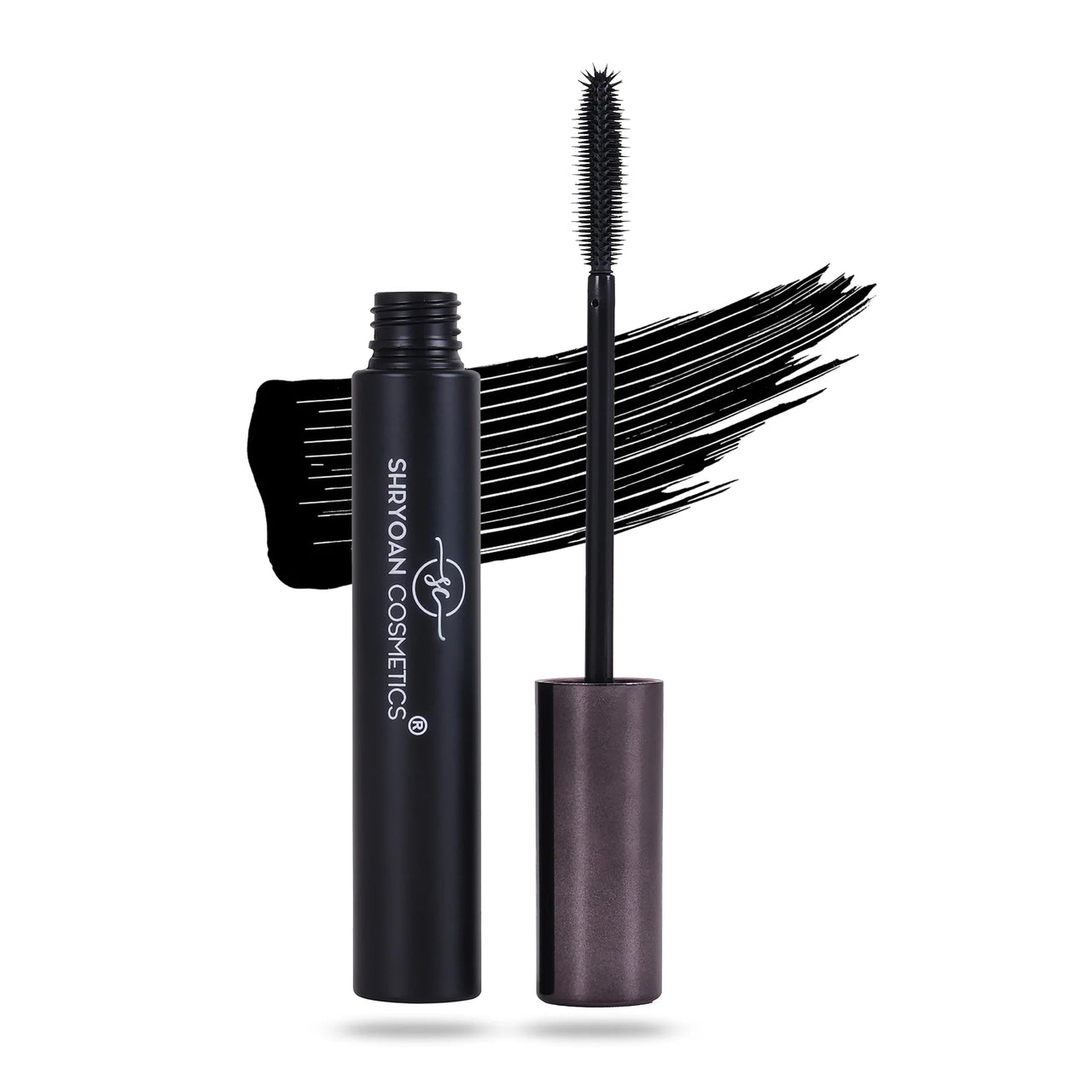 Shryoan Long-Lash Lengthening Jet Black Mascara | Water & Smudge Proof | Long Lasting & Boost Volume Mascara | Upto 18 Hours Stay ( 15 ml )