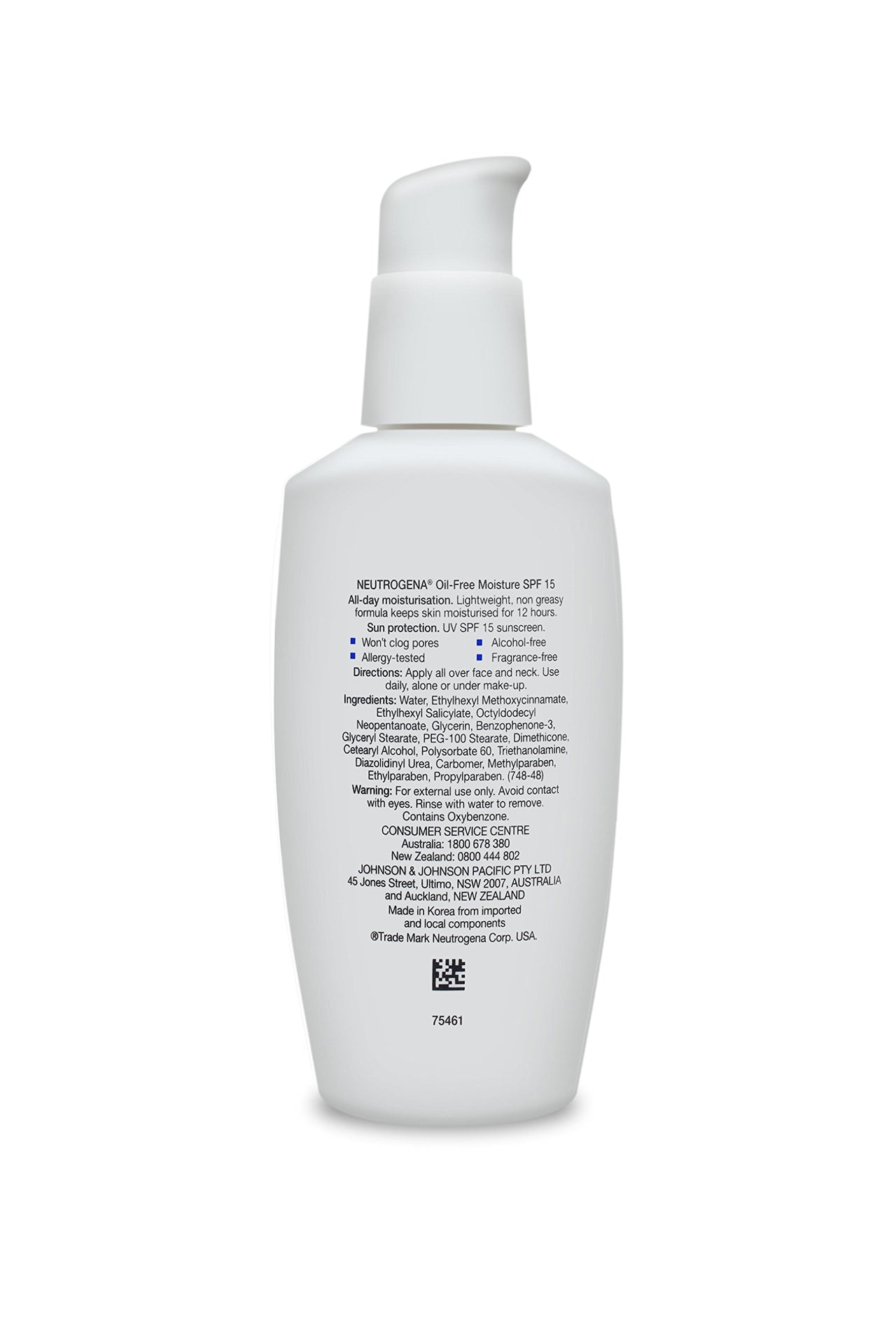 Neutrogena Ultra Sheer Dry Touch Sunblock SPF 50+ Sunscreen For Women And Men, 30ml And Neutrogena Oil Free Facial Moisturiser, SPF 15, 115ml