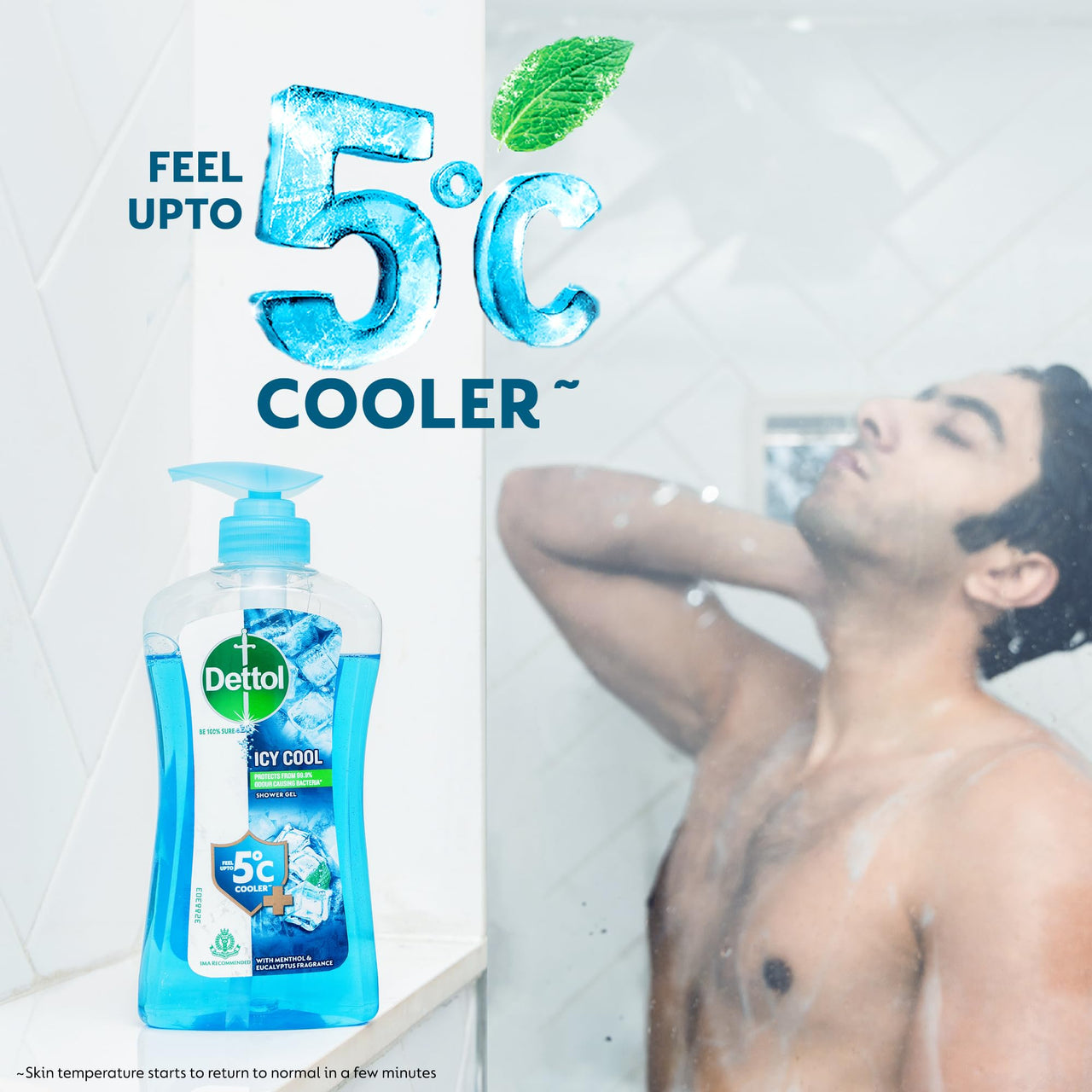 Dettol Cool Body Wash 500ml, Cool 250ml, Lime Refill