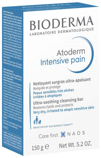 Bioderma Atoderm Intensive Baby Soap Bar From Birth Gently Cleanses and Purifies The Skin (Single)