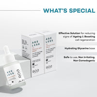 R.O.A Skincare AGELESS | 2% Glycolic Acid & 2% Salicylic Acid Serum | 5% Mulberry Extract | Youthful Bouncy skin | Anti-Aging & Exfoliating Treatment | 30 ML