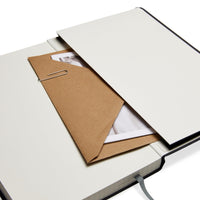 Basics Classic Notebook, Line Ruled, 240 Pages, Black, Hardcover, 5 x 8.25-Inch