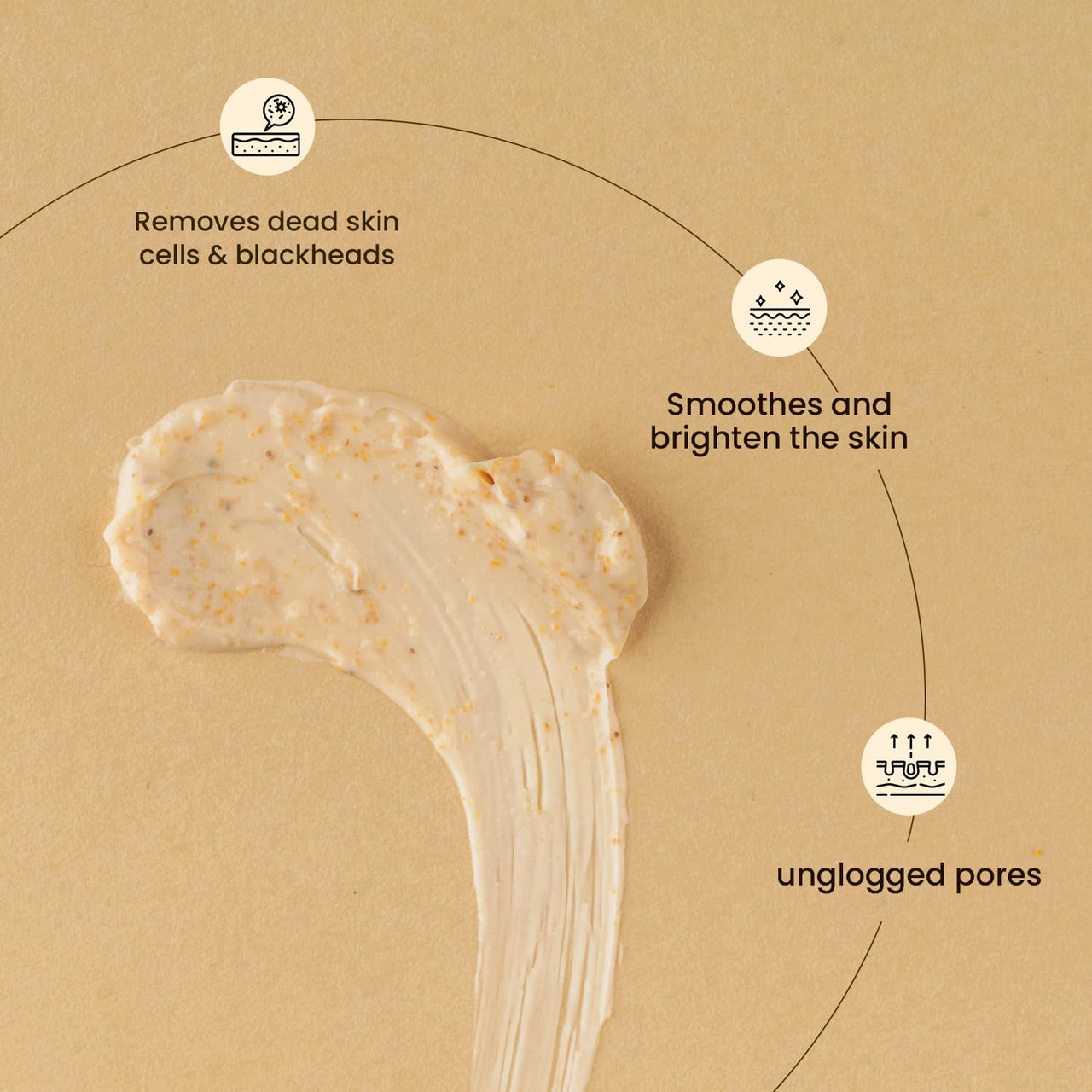 Mellow Herbals Ayurvedic Papaya Face Scrub (100Gm) for Smooth & Vibrant Glow | Helps To Remove Dead Skin cells & Unclog pores | Papaya, Walnut, Lemon & Orange | Ayush Certified | GMO, Paraben and Silicone Free