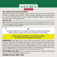 2 Pack X Nature's Essence Caressence Lacto Bleach Tan Removal Cream with Milk by Nature's Essence
