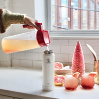 Takeya Patented and Airtight Pitcher Made in the USA, BPA Free Food Grade Tritan Plastic, 2 qt, Raspberry 2 Quart Bottle