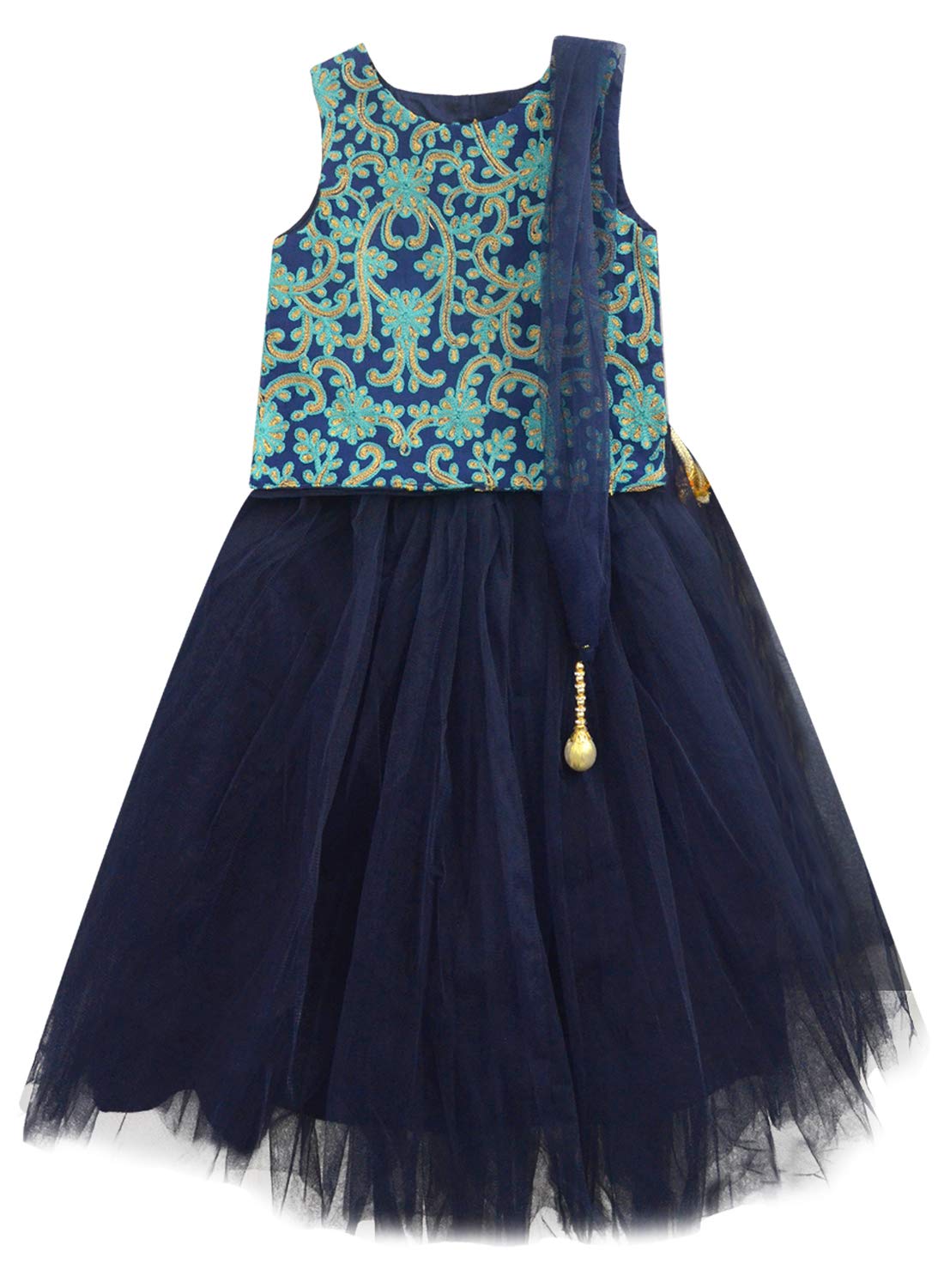 A.T.U.N Girls Lehenga Choli