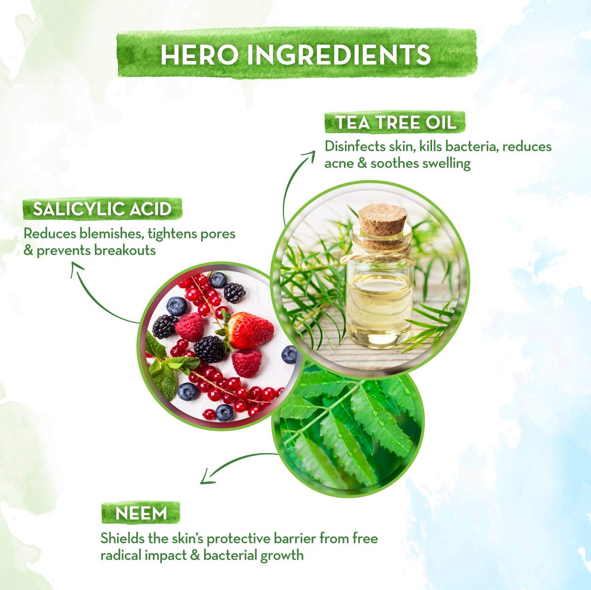 Mamaearth Tea Tree Foaming Face Wash with Tea Tree and Salicylic Acid for Acne and Pimples | Gently Cleanses | Removes Excess Oil | Antibacterial | 150 ml