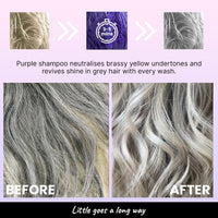 2.Oh! Italian Anti Yellow Shampoo | Purple Shampoo for Coloured, Highlighted, Blonde Hair | Neutralising Hair Toner for Bleached Hair | Blue Shampoo for Grey Hair | With Argan Oil for Dry Frizzy Hair