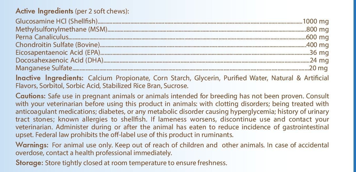 Healthy Breeds Sloughi Z-Flex Max Hip and Joint Soft Chews 50 Count 50 Ct