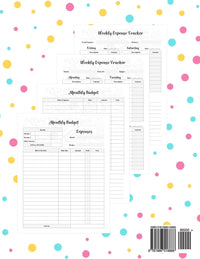 Expense Ledger: Finance Monthly & Weekly Budget Planner Expense Tracker Bill Organizer Journal Notebook | Budget Planning | Budget Worksheets ... Dot Cover (Expense Tracker Budget Planner)
