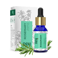 Rey Naturals Rosemary Essential Oil & Cold Pressed Castor Oil (Arandi Tel) | Rosemary Oil & Extra Virgin Hair Oil Combo For Hair Growth & Scalp | Hair Oil For Men & Women - (200ml+15ml)