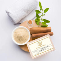 Khadi Natural Ayurvedic handmade bath soap 125g Each SANDALWOOD Soaps Pack of 6