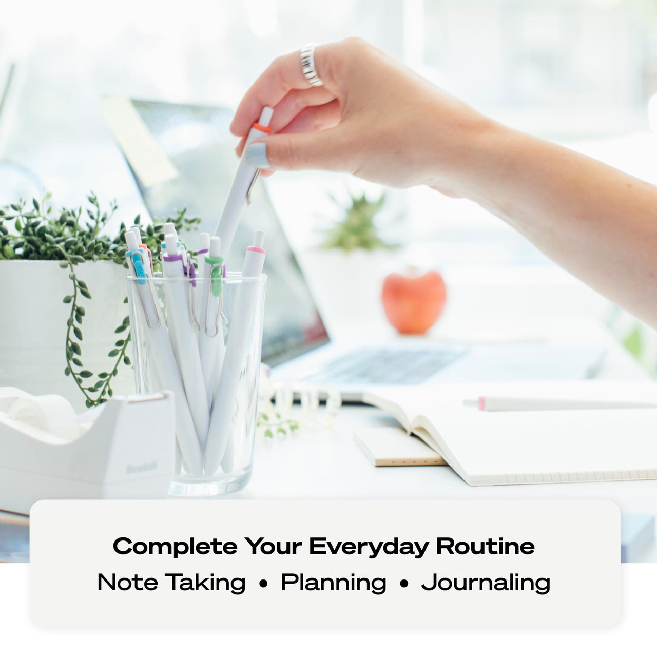 Uniball Gel Pen 12 Pack, 0.38mm Ultra Micro Black Ink, Smooth Writing Office Supplies White