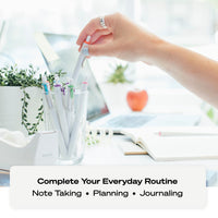 Uniball Gel Pen 12 Pack, 0.38mm Ultra Micro Black Ink, Smooth Writing Office Supplies White