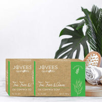 Jovees Herbal Tea Tree & Clove Oil Control Soap 100G (Pack of 2)