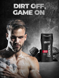 Beardo Activated Charcoal Facewash & Bodywash Combo |Deep Pore Cleansing|Removes Dirt & Impurities|Pollution Damage Control|Oil Control|For Men 100ml