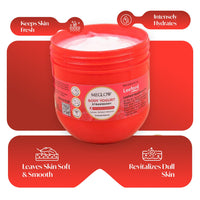 Meglow Strawberry Body Yogurt | Body Moisturizer for Dry Skin | Oil Free | Fragrant Body Yogurt for Skin Radiance | Yogurt for Long Lasting Skin Hydration 200ml