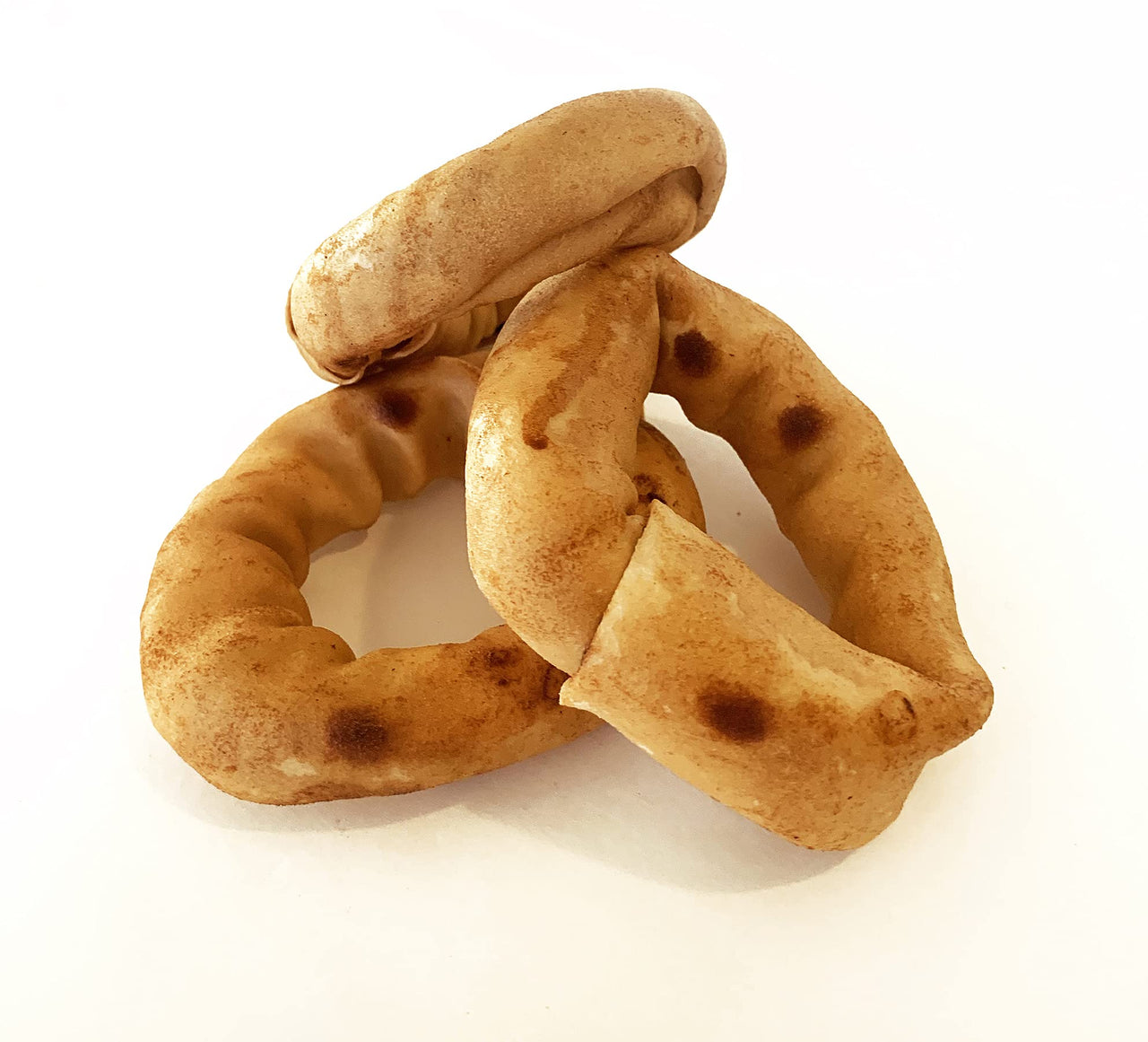 Pet Factory American Beefhide 3" Donuts Dog Chew Treats - Chicken Flavor, 8 Count/1 Pack 11.18 Ounce (Pack of 1)