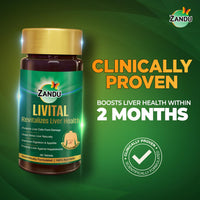 Zandu Livital Liver Tablets – Clinically Proven for Liver Detox & Health Support in 2 Months | 90 Tabs | Ayurvedic Formula with Bhringaraj & Guduchi | 100% Ayurvedic Ingredients