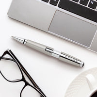 Cross Edge Pen, 0.7 mm, Medium, Black Ink, Titanium Barrel (AT05555) (AT0555-5)