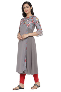 ALC Creation Women's  Crepe Regular Kurta