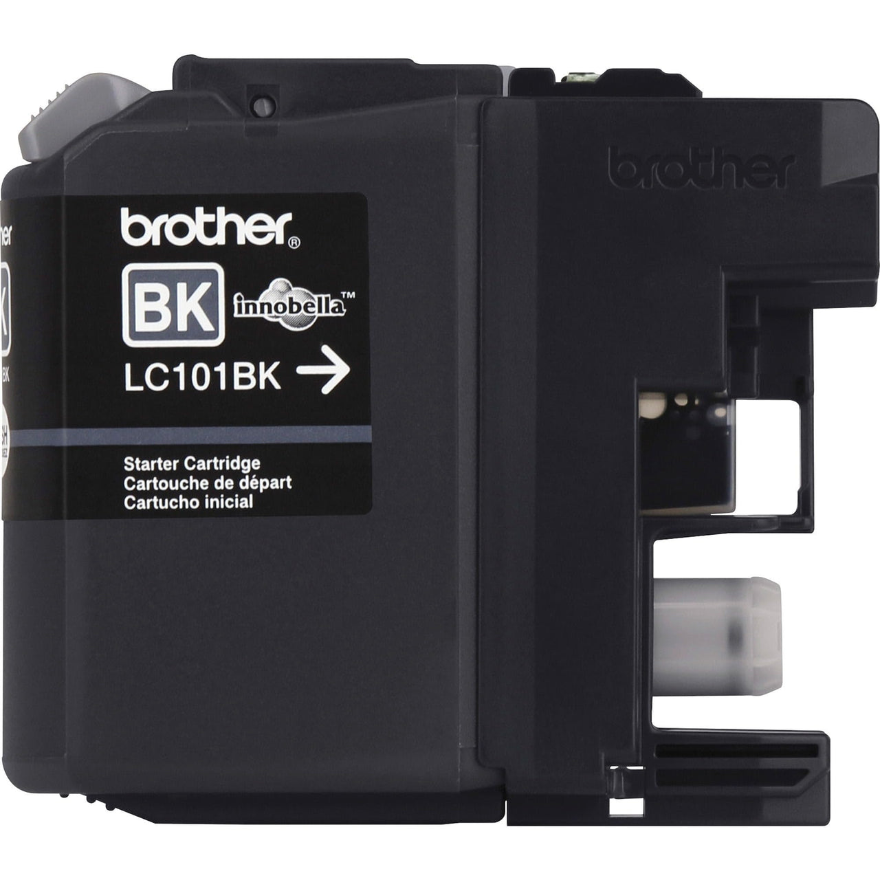Brother Genuine Standard Yield Black Ink Cartridge, LC101BK, Replacement Black Ink, Page Yield Upto 300 Pages, LC101