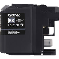 Brother Genuine Standard Yield Black Ink Cartridge, LC101BK, Replacement Black Ink, Page Yield Upto 300 Pages, LC101