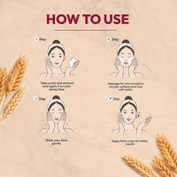PS HERBS COSMETIC HERBS FOR A HEALTHIER YOU Herbal Rice Face Wash - Gentle Cleanser for Glowing Skin, SLS & Paraben Free, Vegan