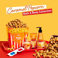 Plum BodyLovin' Caramel Popcorn Body Wash | SLS-Free Body Wash For Women | Long Lasting Warm Caramel Fragrance | Aloe-Infused Nourishing Body Cleanser For Soft & Smooth Skin (240 ml)
