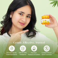 Meglow by Leeford | Nourishing Aloe Vera Gel with Kesar Chandan | Pure Aloe Vera, Kesar Chandan Gel | Organic Aloe Vera Gel for Face | Ayurvedic Formula for Skin Nourishment Pack of 3 (100g each)