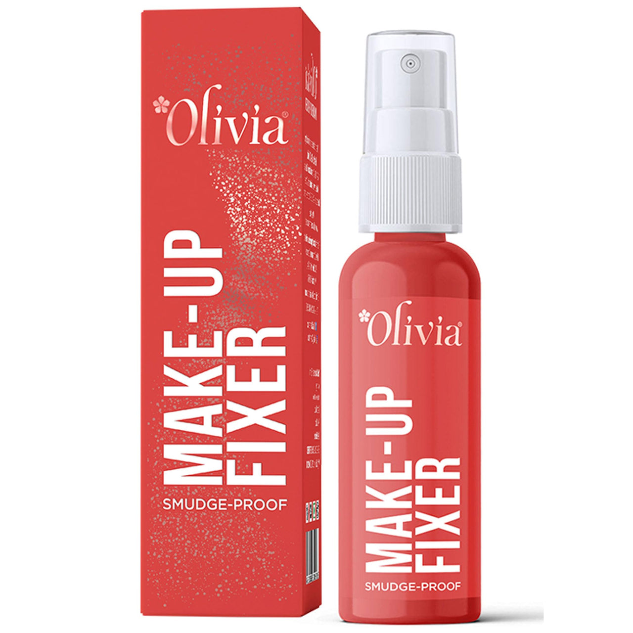 Olivia Smudgeproof Makeup Fixer Spray for Face | Long Lasting Makeup Setting Spray with Hazel, Vitamin E & Amino Acids | Smudge-Proof, Quick Dry, Paraben-Free Mist for Dewy Finish – 50ml