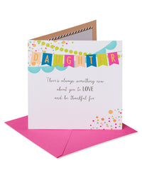 American Greetings Birthday Card for Daughter (Thankful) Thankful