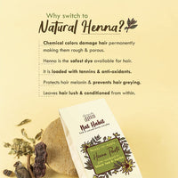 Nat Habit - Fresh Ready to Apply Henna Paste (Pack of 2 x 220g and Pack of 4 x 220g) - 100% Natural Rajasthani