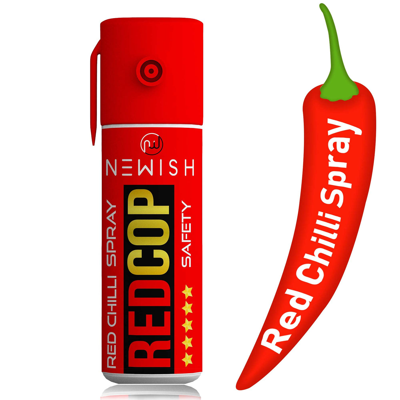 Newish Red Chilli Spray for self Defence Small Pocket Size - Reliable and Effective Self-Defense 50 Time Spray