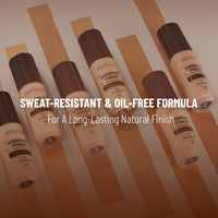 Swiss Beauty Airbrush Finish Lightweight Foundation | Full Coverage Blendable Foundation For Face Makeup |With Benefits Of Hyaluronic Acid, Aloevera And Vitamin E | 30Ml | Shade- 06 Warm Sun