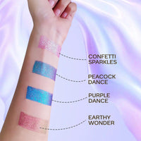 FACES CANADA Magneteyes Pro Holographic Eyeliner - Peacock Dance 02, 0.25g | Multichrome/Duochrome Eyeliner | Metallic & Shimmer Finish | Longlasting | Waterproof & Smudgeproof