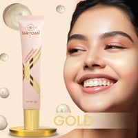 Shryoan Illuminating Strobing Moisturizer Cream Primer | Radiant Skin & Instant Glow with Suitable All Day Dewy Look & Glass Finish, Hydrating Moisturizer (20g) (Gold)