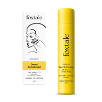 Foxtale SPF 70 Niacinamide Dewy Sunscreen with PA++++ For Dewy Sun Protection | Prevents Tan | Lightenweight, Non Greasy, No White Cast | Anti-Tan Formula | For Men & Women | 50 Ml