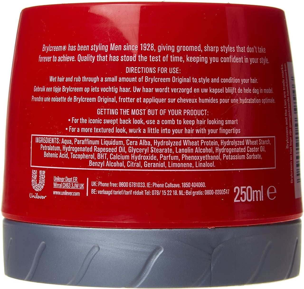 Brylcreem Original Red Hair Cream 250Ml