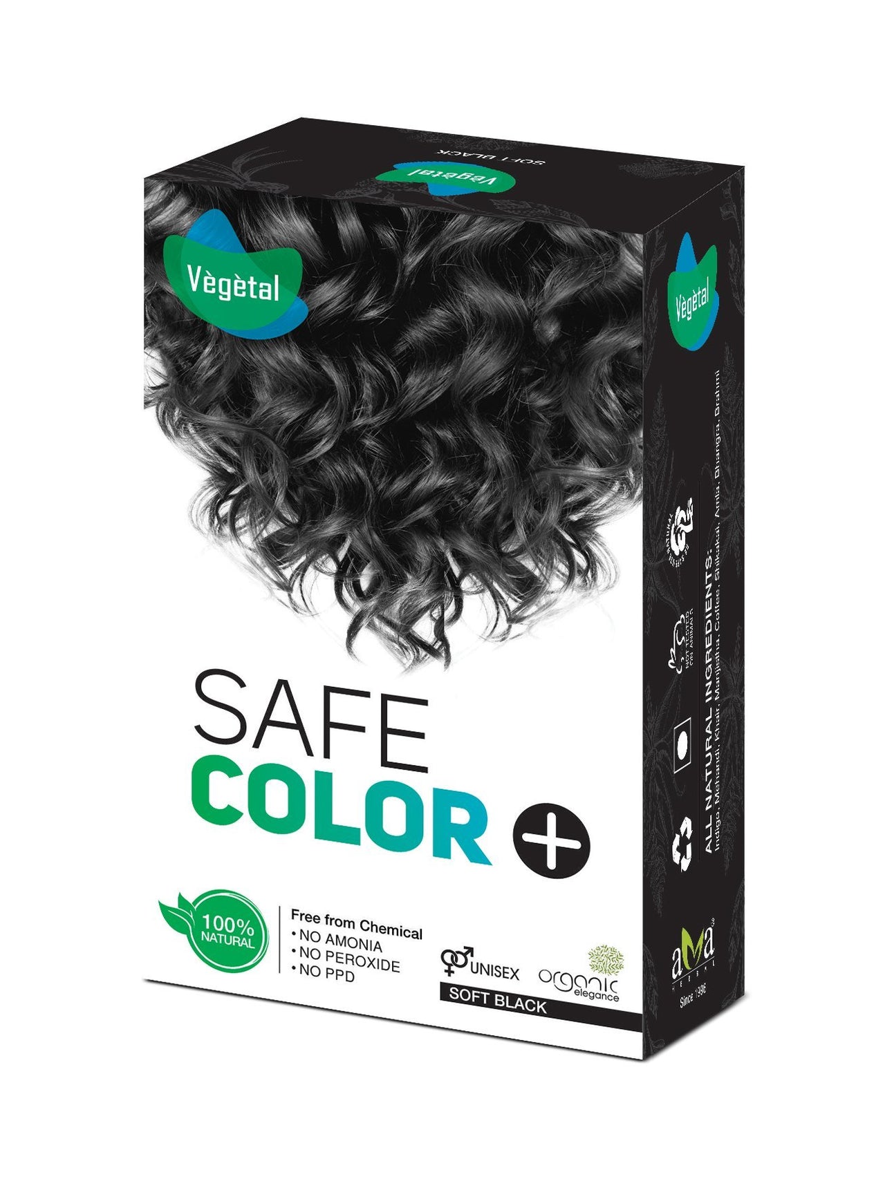 Vegetal Safe Color (100g., Soft Black)