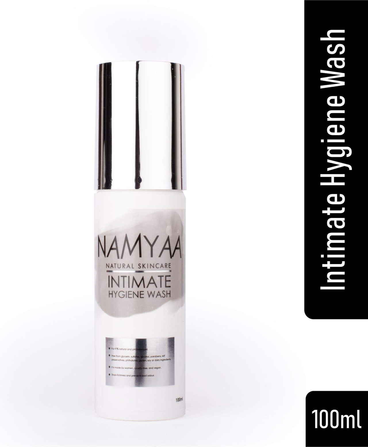 Namyaa Natural Lip Serum/Balm/Lightener/Moisturizer For Lip Lightening/Brightening/Toning/Moisturizing, 30 g And Namyaa Intimate Hygiene Wash For Men/Women With Tea Tree Extracts, 100 ml
