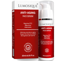 LUMOSIQUE® Anti Aging Natural Retinol Face Serum for Fine lines & Wrinkles Reduces Premature Ageing Targets Saggy Skin & Crow’s Feet, Retain Moisture | For Men & Women | 30ml