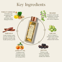 Ohria Ayurveda Honey & Coconut Milk Hair Cleanser | Free from Sulfates, Parabens & Silicones | Ayurvedic Ingredients | Hydrates & Revitalizes Dry, Damaged Hair | For All Hair Types | 200ml
