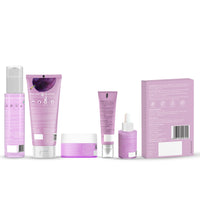 PLIX - THE PLANT FIX The Plan Fix | Jamun Active Acne Regime For Unisex, 2% Salicylic Acid Toner, Serum, Facewash, Moisturizer, & Gel With Free Acne Patch