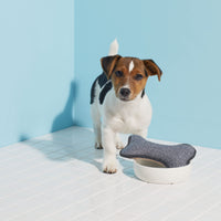 E-Cloth Pet Bowl Scrubber - Bone-Shaped Pet Bowl Cleaning Scrubber, Reusable, 100 Wash Guarantee - 2 Pack