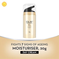 Olay Total Effects Day Cream | Fights 7 Signs of Ageing | With Niacinamide and Green Tea Extracts | Normal, Oily, Dry, Combination Skin | 20g