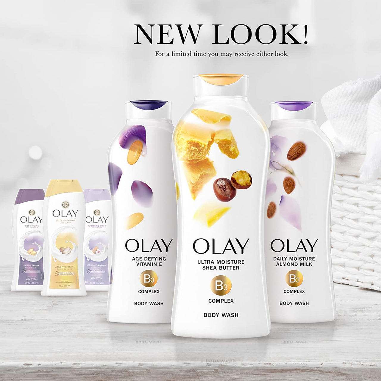 Olay Body Wash Daily Exfoliating, White, 650 mL (22 FL OZ)