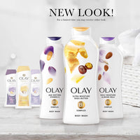 Olay Body Wash Daily Exfoliating, White, 650 mL (22 FL OZ)