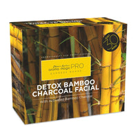 Aroma Magic 3 step Detox Bamboo Charcoal Facial Kit Set| Pro Express Range| Deep cleanses, tightens pores & brightens skin | removes dirt & excess oils |All Skin | 5 Single Use Kit| Pack of 1
