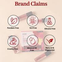 ENN Long Lasting Semi Matte Nourishing Soft Liquid Lipsticks Kit With 12 Hour Coverage | Transfer proof Highly Pigmented Godness of Natural Ingredients of Ghee | Vitamin-E | Argan Oil | Pack Of 5 Perfect Nudes